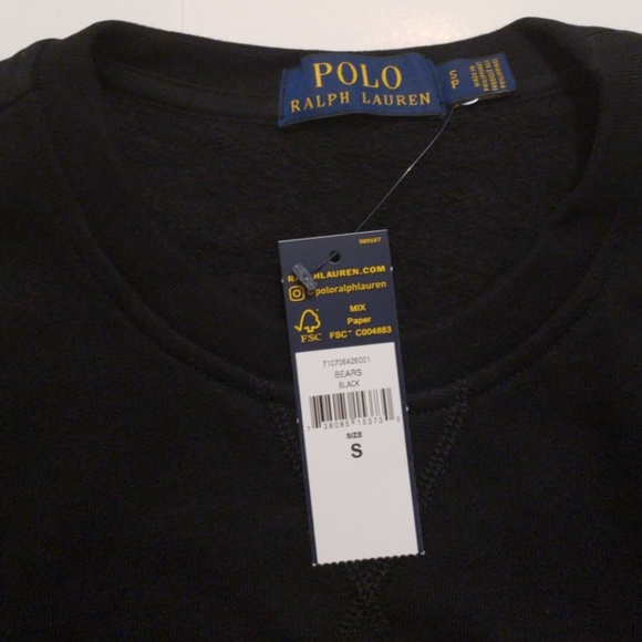 HP Polo Ralph Lauren Martini Bear Sweatshirt - Picture 5 of 8